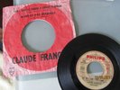 rare sp juke box claude francois pochette cible rouge