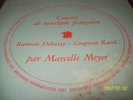 MARCELLE MEYER DISCOPHILES RAMEAU - DEBUSSY - RAVEL