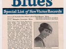 Victor Blues Records Handbill James P Johnson  78 era