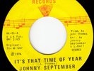 JOHNNY SEPTEMBER That Time GREAT FUNKY SOUL 45 * Listen
