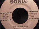 The New Generation 45 SONIC That's The Sun RARE GARAGE