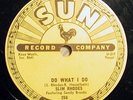 Sim Rhodes SUN 256 78rpm, VG+/VG++ cond SUN Records,htf