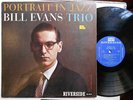 BILL EVANS TRIO PORTRAIT IN JAZZ ORIG USA MONO LP DG