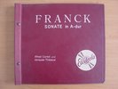 ELECTROLA FRANCK SONATE CORTOT UND THIBAUD