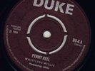 W WILLIE-PENNY REEL ORIG MAUVE DUKE 45 LISTEN