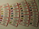 Complete set Jukebox Strips for Beatles colored vinyl
