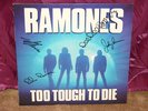 RAMONES TOO TOUGH TO DIE LP PUNK SIGNED NEAR MINT