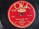 LOUIS ARMSTRONG HOT FIVE OKEH 8535 8535 JAZZ 78 RPM E