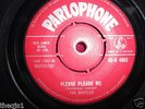 BEATLES  PLEASE PLEASE ME orig U.K. RED LABEL 45 EX+/EX