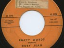 HEAR-Rare Northern Soul 45- Ruby Jean- Empty Words- SBK