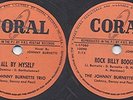 JOHNNY BURNETTE All By Myself ROCKABILLY 78 RPM Phils