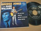 George Jones 45 EP Salutes Hank Williams MINT