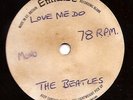 78 rpm Rock Acetate - THE BEATLES  Love Me Do - EMIDISC