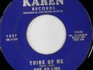 rare Soul 45 AD LIBS think of me KAREN Listen