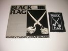 ART COVER RAYMOND PETTIBON BLACK FLAG + PATCH RARE