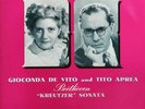 GIOCONDA DE VITO-TITO APREA-KREUTZER SONATA-orig HMV LP
