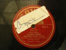 Charlie Parker Autograph on 78rpm Savoy Record