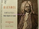 Haendel Violin Sonatas Jean Fournier Ginette Doyen Vega