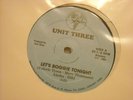 UNIT THREE LET'S BOOGIE TONIGHT-R&B/FUNK-VG++