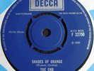 THE END - SHADES OF ORANGE w/info sheet - DECCA