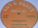 TONY TUFF/JAH STITCH Rumours Of War ART&CRAFT ROOTS 12