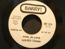 45 LESTER YOUNG on BARRY Let Your Love northern soul
