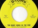 rare Soul 45 CODY BLACK too many irons in the fire Hear