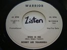 Rockabilly 45 Bobby Lee Trammell Woe Is Me Warrior DJ 