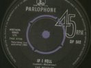 Beatles:-If I Fell/Tell Me Why. UK P'hone EXPORT DP 562