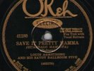 78 RPM Louis Armstrong OKeh 41180 in V+E-