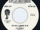 Vic Donna/Gp-Love Was A Stranger-Atlas Doo Wop 