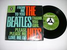 THE BEATLES HITS From me to you rare 7 Single ODEON
