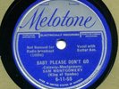 Melotone 6-11-55 SAM MONTGOMERY w guitar BABY PLEASE DG