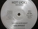 LEN RIDEOUT Just One More Night '81 modern soul 12 hear
