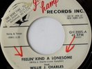 rare R&B Popcorn 45 WILLIE J. CHARLES on GLAD-HAMP Hear