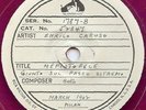 ENRICO CARUSO, Victor RED VINYL TEST 1902 Mefistofele