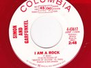 Simon & Garfunkel-I Am A Rock-Rare Red Wax WLP 45-HEAR