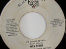rare Soul 45 WES LEWIS on BLACK KAT Listen