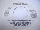 HEAR Electro Rap 45 ROCK MASTER SCOTT & THE DYNAMIC TH