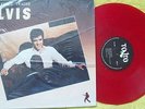ELVIS PRESLEY  . UNRELEASED TRACKS .. RARE RED VINYL LP