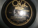 Jessie May Hill/F.W. McGee Earth No Resting Place 78rpm