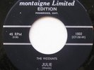 THE VICOUNTS Julie OBSCURE ROCKABILLY Canada 45 NM HEAR