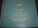 THIBAUD CASALS CORTOT - BRAHMS DOUBLE CONCERT 6x78 rpm