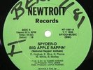 SPYDER-D Big Apple Rappin’ ORIG NEWTROIT Disco Rap NM