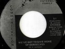 rare Modern Soul 45 ENTERNAL FAMILY on COMMUNICATION