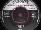 LOVE 7 and 7 Is / No. Fourteen LONDON UK 45 ARTHUR LEE