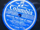 QUATUOR CALVET / FLORENT SCHMITT / COLUMBIA 2*78 RPM