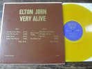 ELTON JOHN 'VERY ALIVE'  LP EMBOSSED SLV,YELLO