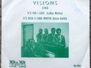 The Visions It's You I Love Rare Texas Doo-Wop Pic Slv