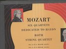 ROTH QUARTET - MOZART: SIX QUARTETS - 3 LP BOX